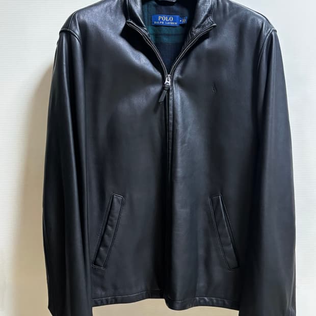폴로 가죽자켓 