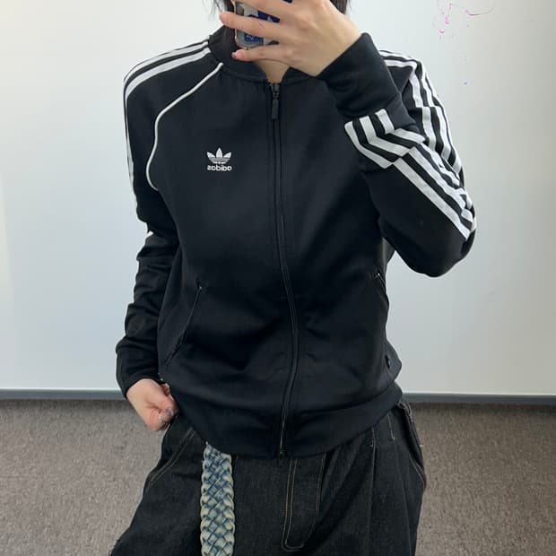 Adidas 아디다스 2-way 유로파 블랙 져지