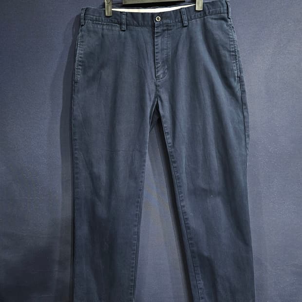 폴로 랄프로렌 네이비 남성 허리 34 면바지 