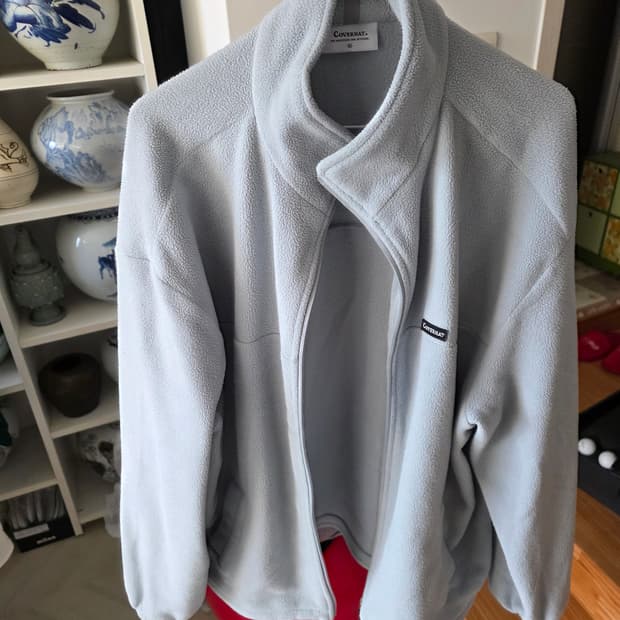 커버낫 플리스 자켓 아이스 그레이 색상