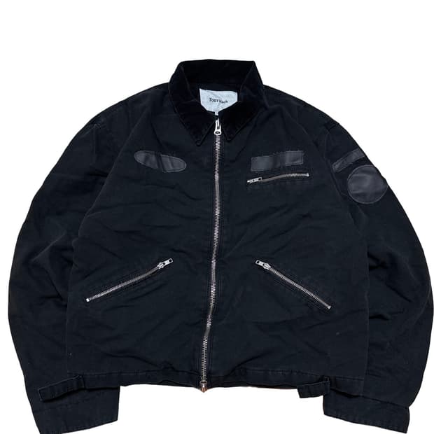 토니웩 이펙트 코듀로이 블랙 워크자켓