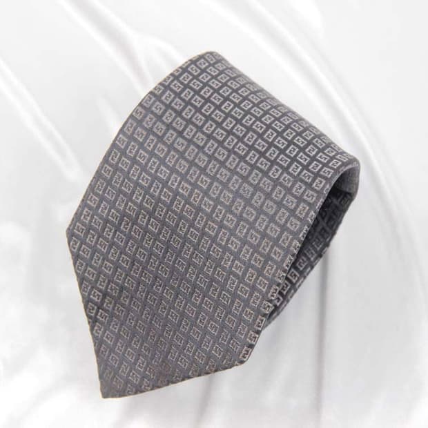 펜디 9.2cm A등급 FF로고 남자 명품 넥타이