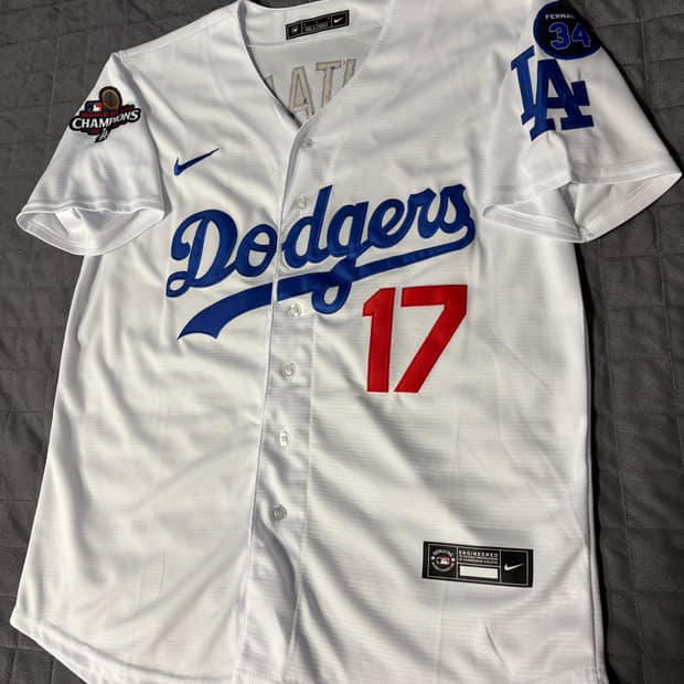 LA 다저스 홈 어센틱 오타니 유니폼