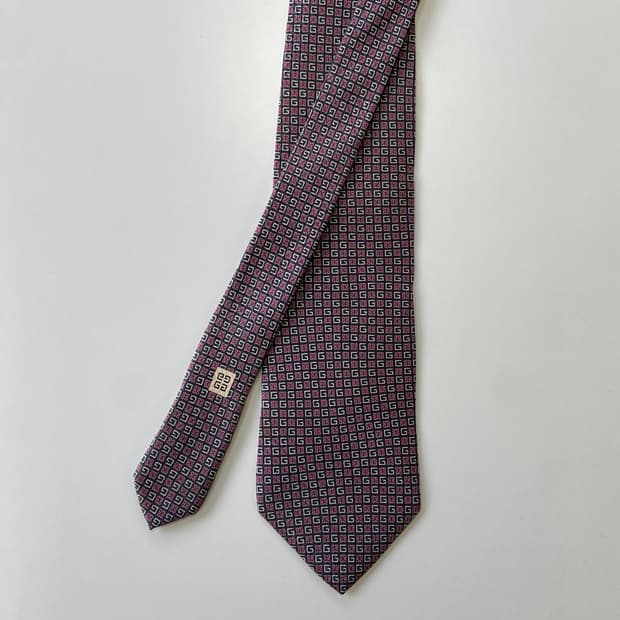 지방시 모노그램  정품 명품넥타이 (GIVENCHY)