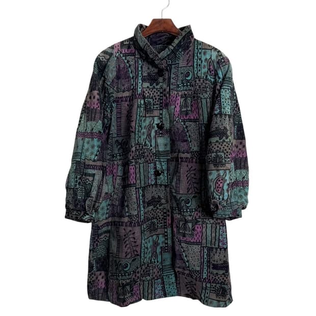 zorronuez 피그스킨 에스닉 패턴 코크