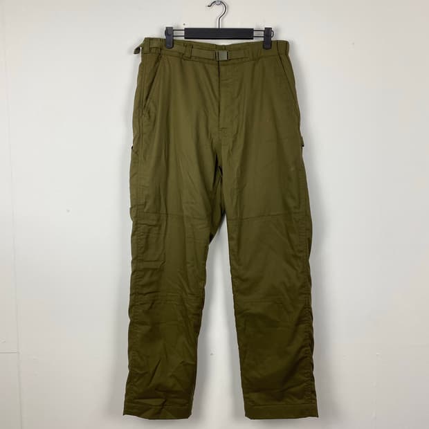 유니클로 jw앤더슨 카키 히트텍 벨트버클 팬츠 M