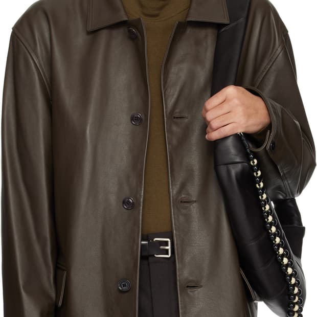 르메르 레더 자켓