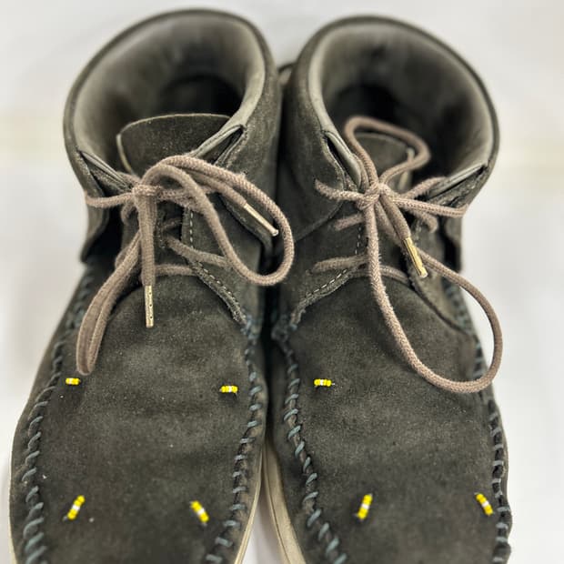 VISVIM 비즈빔 올리브 스웨이드 FBT 하프달러콘초 커스텀 9.5
