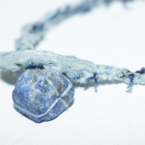 청금석 명주 팔찌