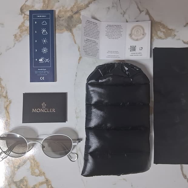 몽클레어(몽클레르) 라운드 화이트 미러 선글라스