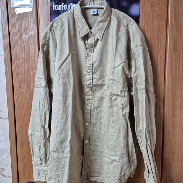 파르티멘토 리넨 롤업 셔츠 베이지 L