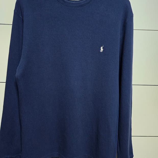 폴로 랄프로렌 와플 롱슬리브 티셔츠 (네이비)