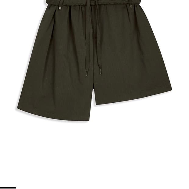 Open yy rolled waist skort s