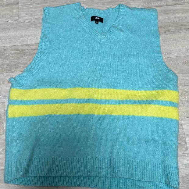 스투시 니트 베스트 L