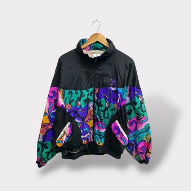 아디다스 올드스쿨 바람막이 자켓 free