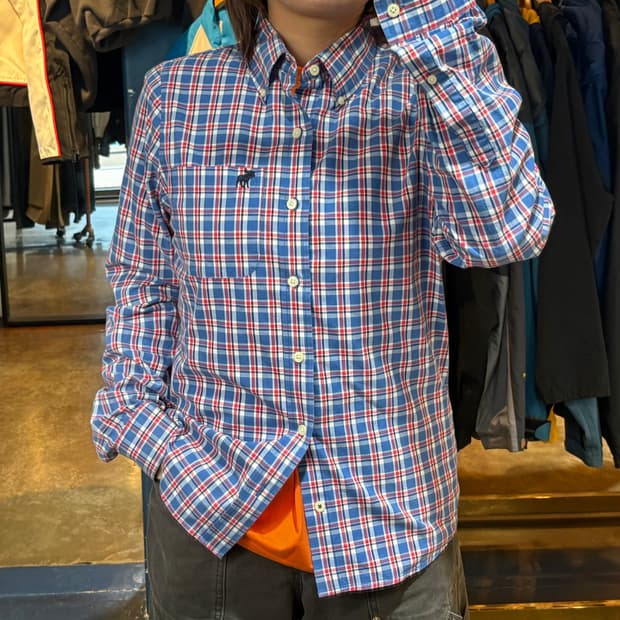 아베크롬비 체크 셔츠