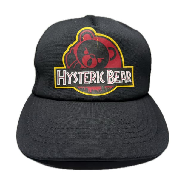 히스테릭 글래머 퍽베어 쥬라기월드 오마주 매쉬캡 볼캡 모자