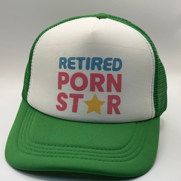  “RETIRED PORN STAR” Trucker Cap