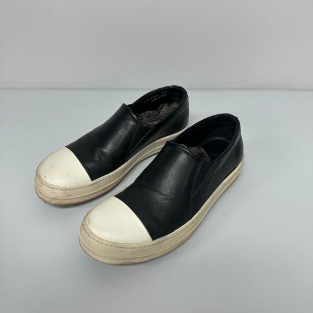 릭오웬스 레더 슬립온