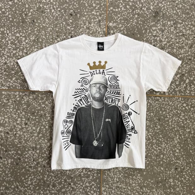 Stussy X J Dilla Turn It Up 2013ss 티셔츠