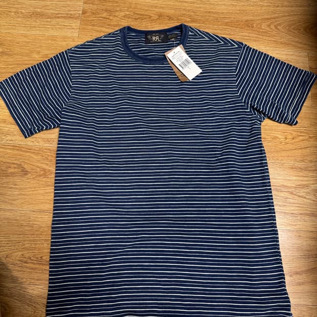RRL 인디고 스트라이프 남성 티셔츠 새상품