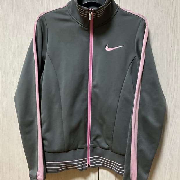 나이키 y2k 갸루 핑크 배색포인트 트랙자켓 집업 져지