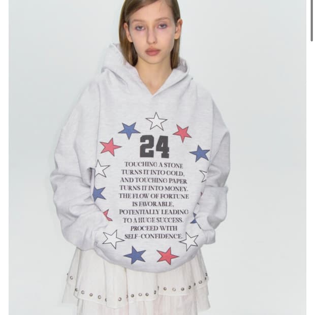 플리즈프로젝트 PLZPROJECT 24 GOOD LUCK HOODIE