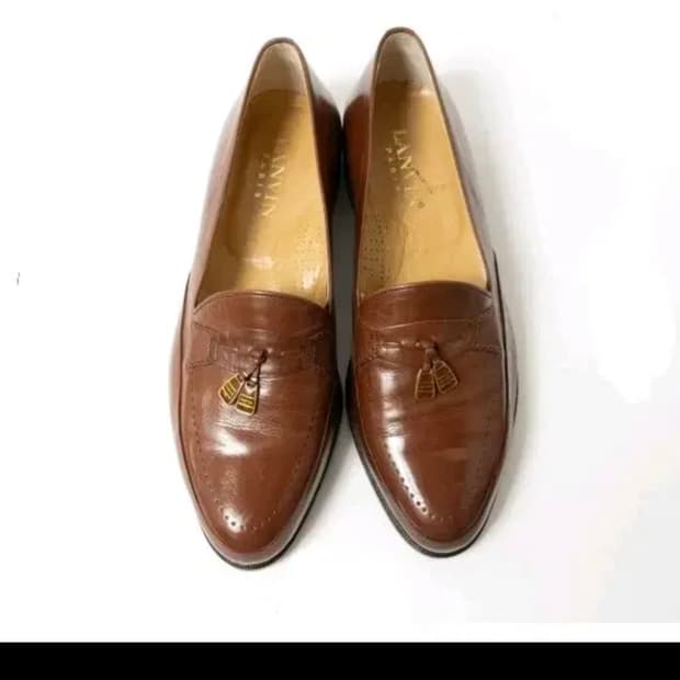 [랑방]여성 클래식 브라운 태슬로퍼  250mm(컨디션상)