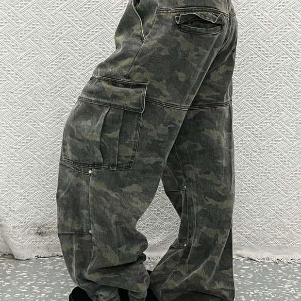 어반드레스 빈티지 스트릿 밀리터리 사파리 카고팬츠 S C13687