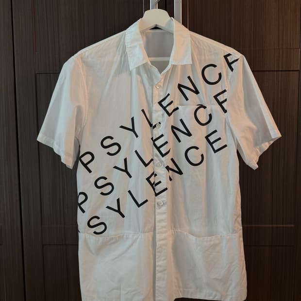 언더커버 psylence 포켓 반팔 셔츠