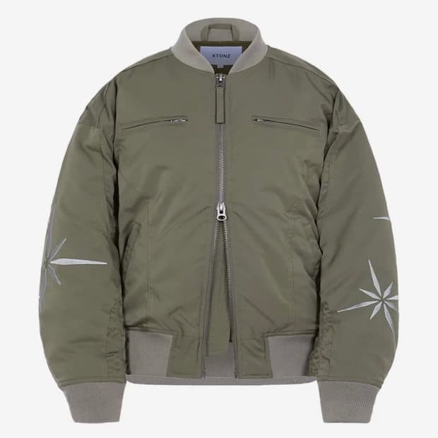 엑스톤즈 인시전 셔링 MA-1 자켓 (KHAKI)