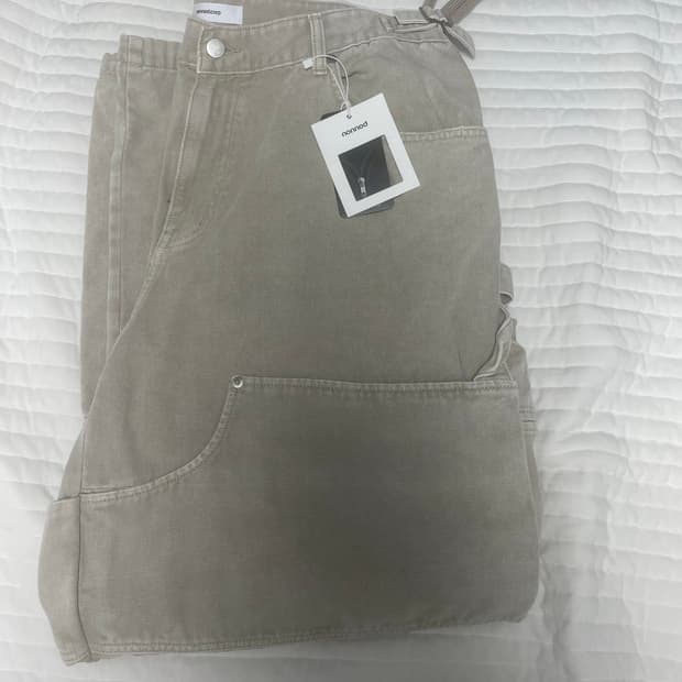 논노드 더블니 커버 빈티지 베이지 3Size