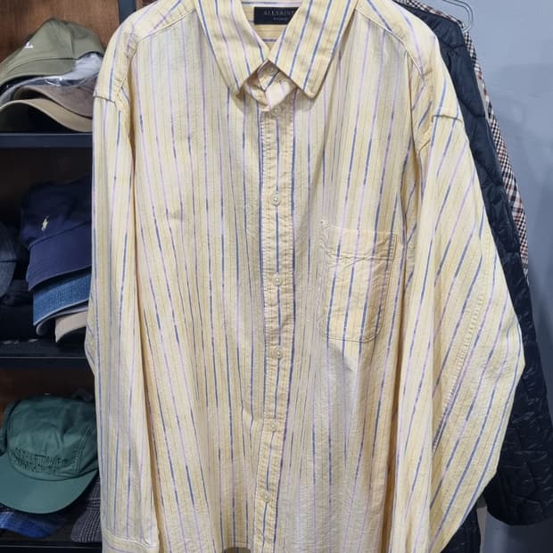 allsaints 올세인츠 나염 봄남방 110적당(xL) 상태매우좋음