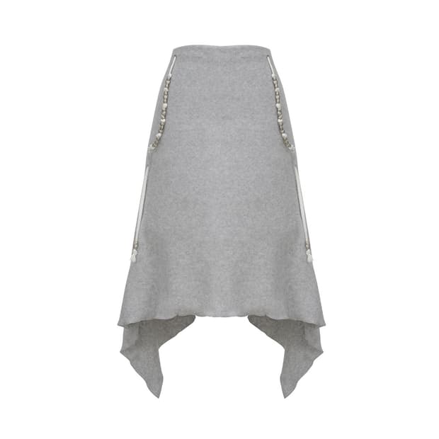 코스트퍼킬로 TEETH STRING FLARE SKIRT