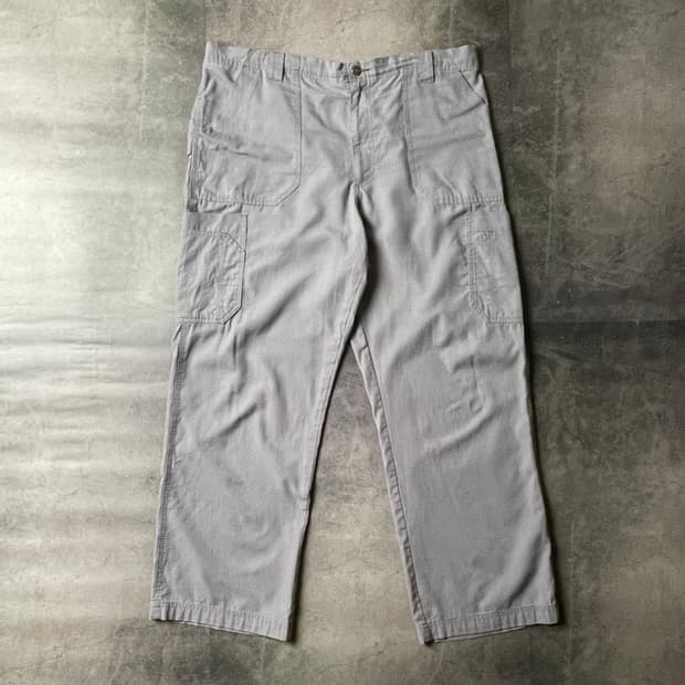 CARHARTT 칼하트 하프밴딩 그레이 카고 워크팬츠