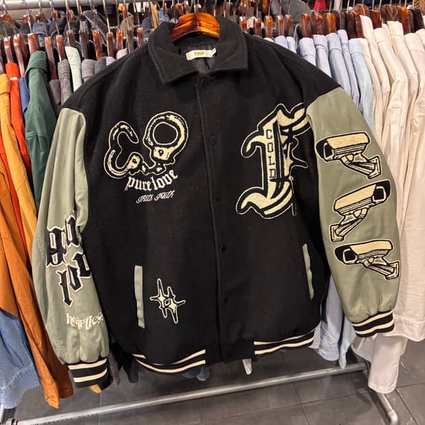 빈티지 바시티 자켓