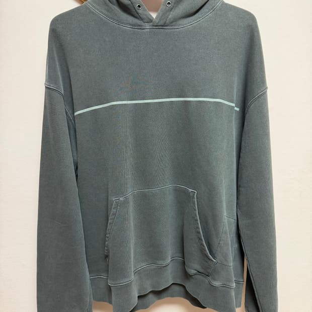 플라스틱프로덕트 라인 후드티 (M)