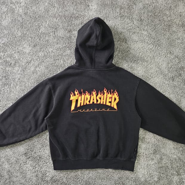 [무료배송] THRASHER 후드 집업