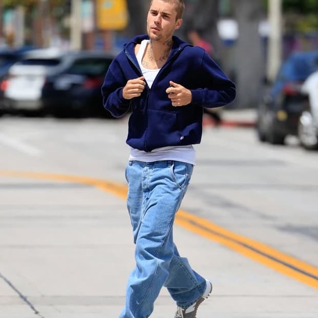 러셀 빈티지 90s 네이비 후드집업 라지