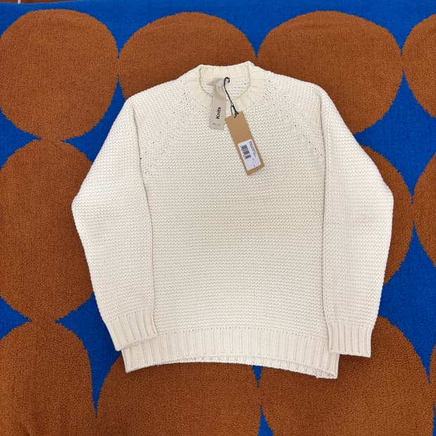 (새상품/택⭕️) TENC 화이트 크림 아이보리 니트 From Italy