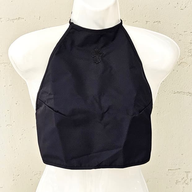 [FREE] 크롬하츠 크로스 가죽 패치 나일론 탱크탑 C0101C018