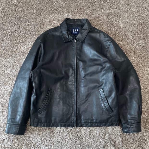 빈티지 올드갭 레더자켓 old gap leather