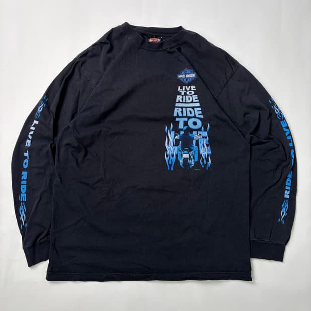 00s Harley Davidson L/S Tee (black)