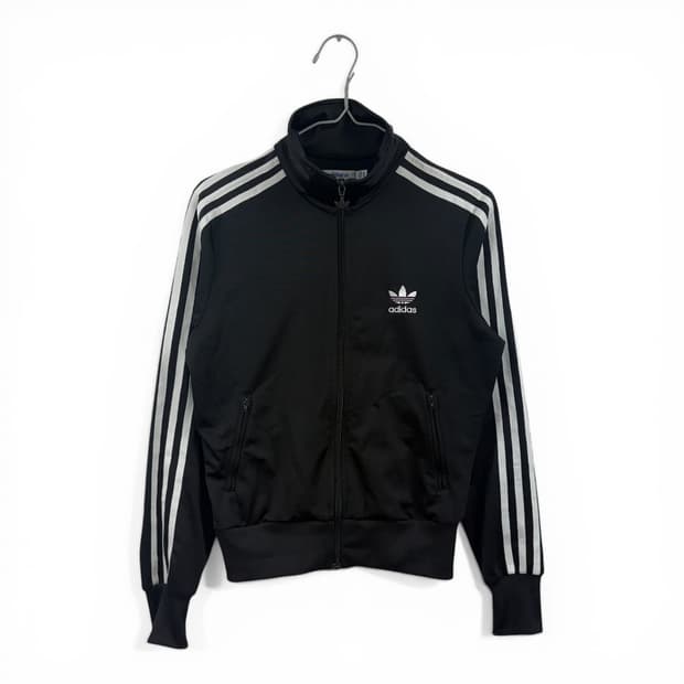 (90) 아디다스 우먼스 파이어버드 백로고 크롭 트랙탑 져지