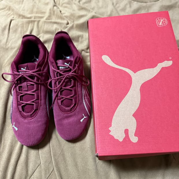 [275] 푸마 캐치 솔레일 버건디색 팝니다