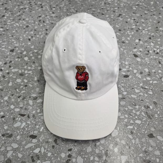 90s Vintage Polo Ralph Lauren Polo Bear캡
