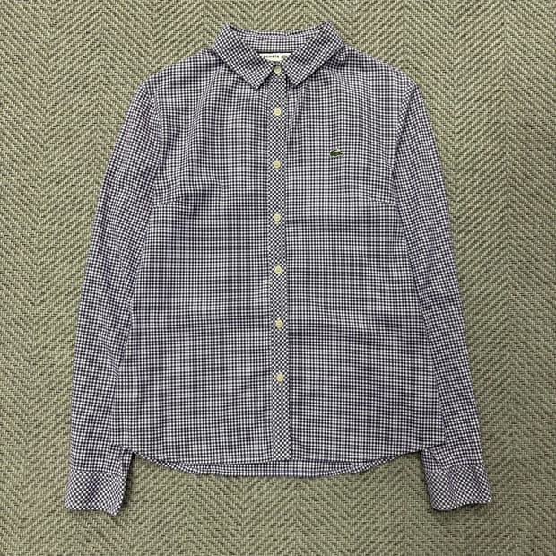 라코스테 잔체크셔츠 v1408