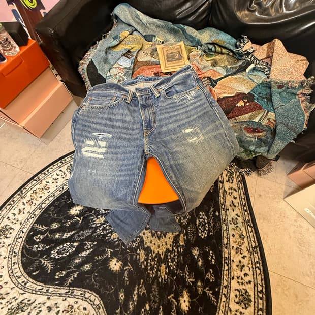 리바이스 32 빈티지 슬림