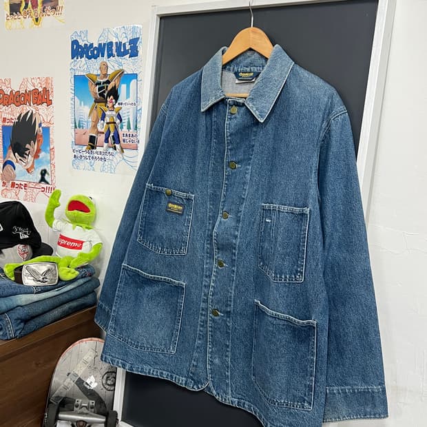 70s American Vintage 오시코시 데님 워크 초어 자켓