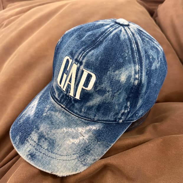 1990s GAP 디스트레스드 타이다이 볼캡